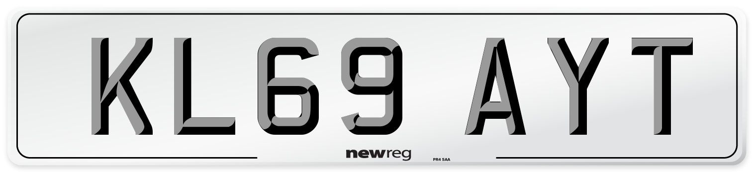 KL69 AYT Number Plate from New Reg
